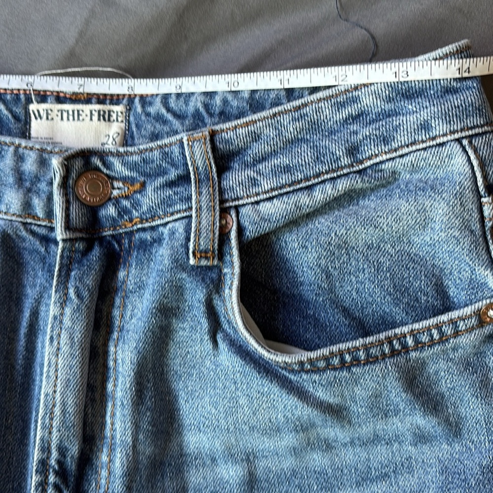 We the free Pacifica Straight-Leg Jeans Mid Blue - Picture 12 of 14